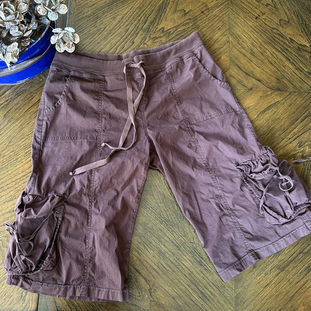 XCVI brown long shorts. Love this brand for comfort, business casual, vacation…